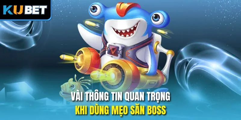Vài thông tin quan trọng khi dùng mẹo săn boss 